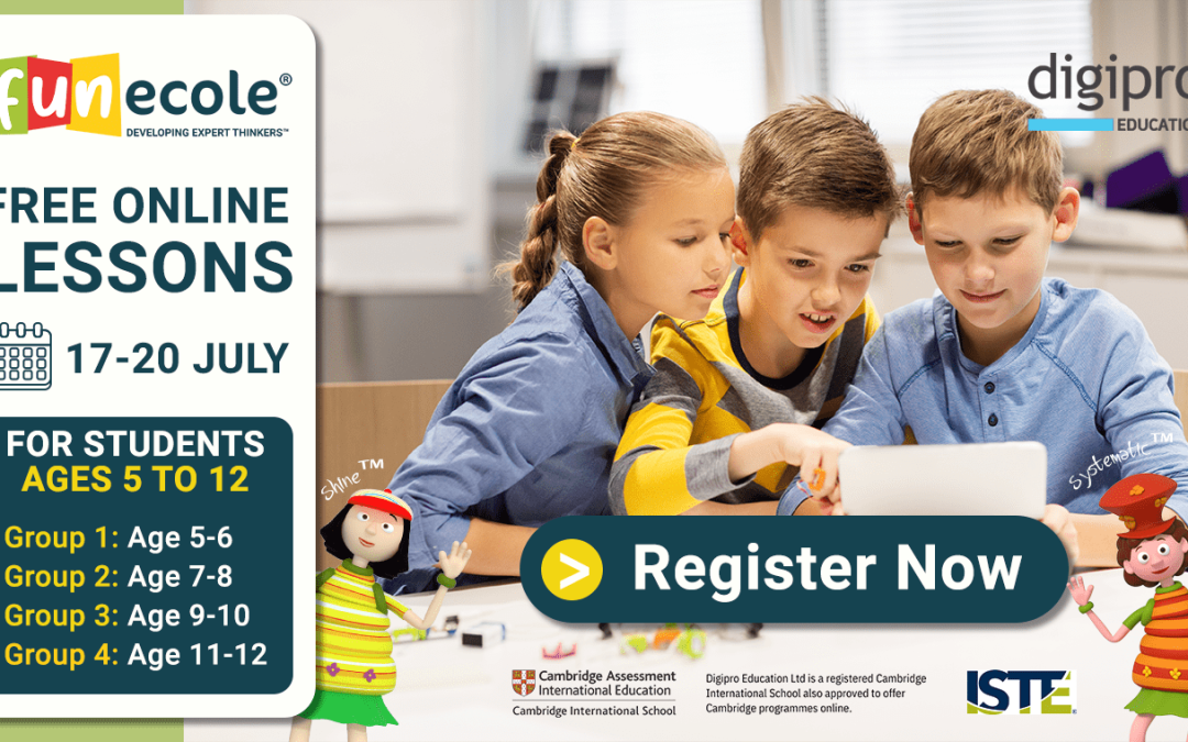 Free Online Lessons for Students Aged 5 to 12!